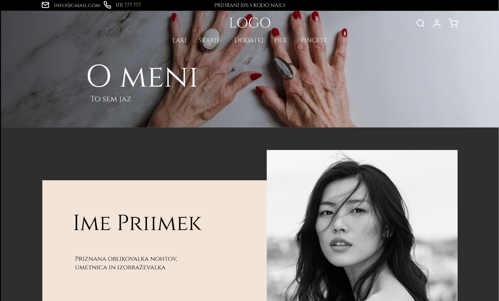 Staleks online shop interface design